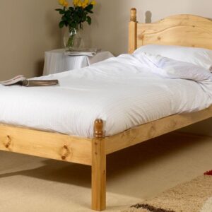 Friendship Mill Orlando Wooden Bed Frame, Double, No Storage, High Foot End