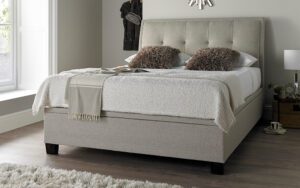 Novo Acerra Ottoman Bed Frame, King Size, Grey