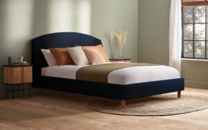 Silentnight Evana Upholstered Bed Frame, Double, Maritime