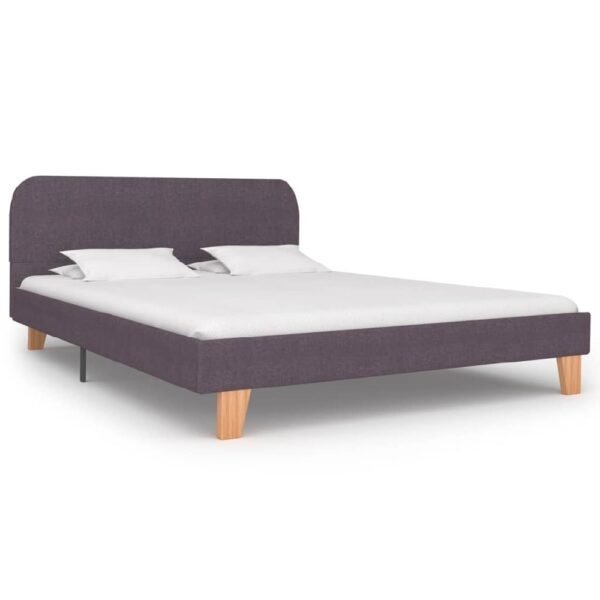 Annapolis Fabric Double Bed In Taupe