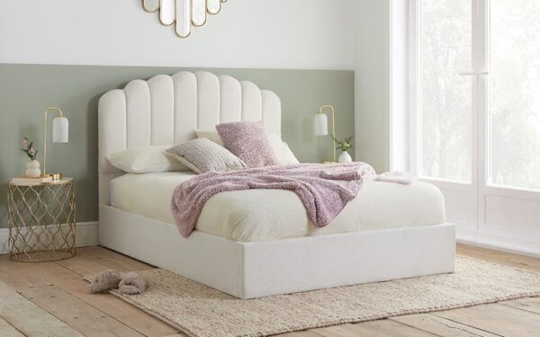 Birlea Monaco Fabric Ottoman Bed Frame, King Size