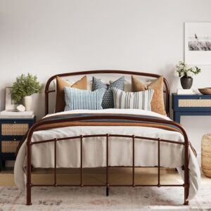 LPD Halston Metal Bed Frame, Single, Copper