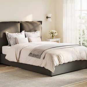 LPD Sunday Fabric Bed Frame, Superking, Ivory