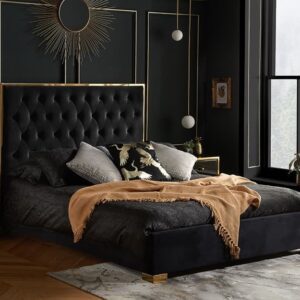 Birlea Chelsea Fabric Bed Frame, Double, Grey