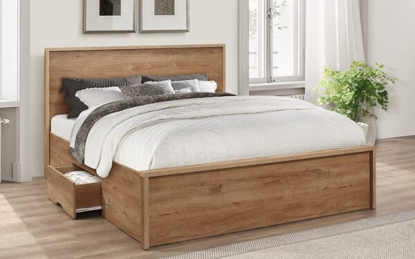 Birlea Stockwell Wooden Bed Frame, Double