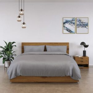 Panda Bamboo Bedding Set, Single, Deep Sea Navy